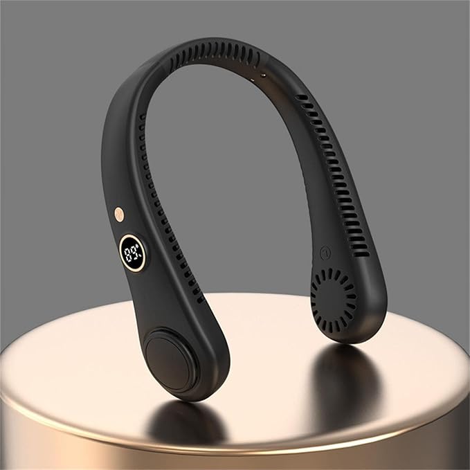 Turbo mini AC neck fan by smile store