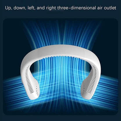 Turbo mini AC neck fan by smile store