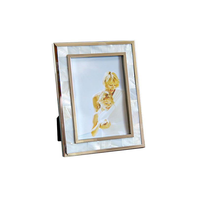 Creative Soft Decoration Home Metal Shell Wedding Photo Frame