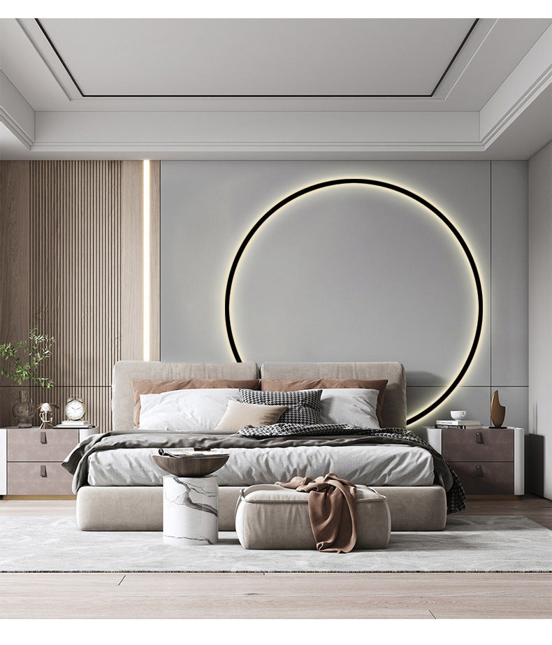 Round Wall Lamp Creative Personalized Bedroom Bedside Lamp Simple Modern