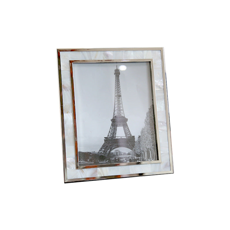 Creative Soft Decoration Home Metal Shell Wedding Photo Frame